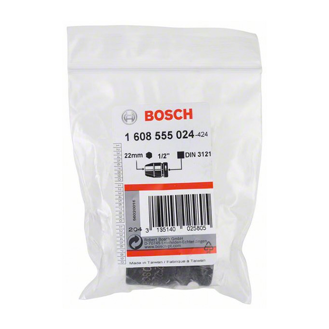 Bosch 22 mm, 1/2" Sq. Drive Sockets For Impact Wrenches, 1 608 555 024