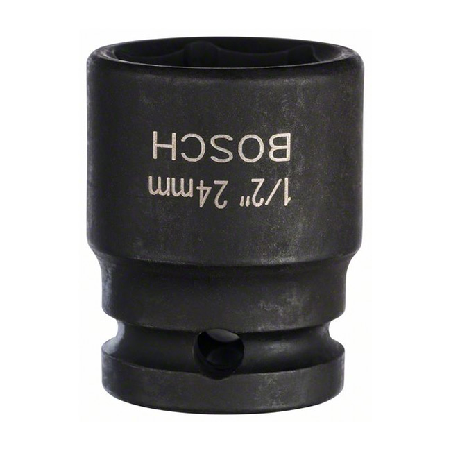 Bosch 24 mm, 1/2" Sq. Drive Sockets For Impact Wrenches, 1 608 555 053