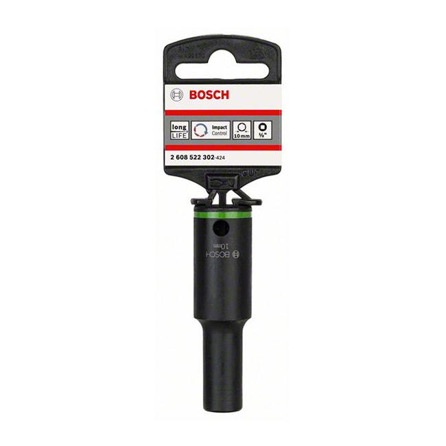 Bosch 10 mm, 1/2" Sq. Drive Sockets For Impact Wrenches, 2 608 522 302