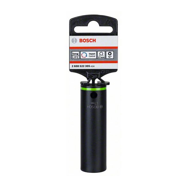 Bosch 17 mm, 1/2" Sq. Drive Sockets For Impact Wrenches, 2 608 522 305