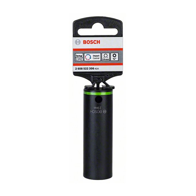Bosch 19 mm, 1/2" Sq. Drive Sockets For Impact Wrenches, 2 608 522 306 — view 2