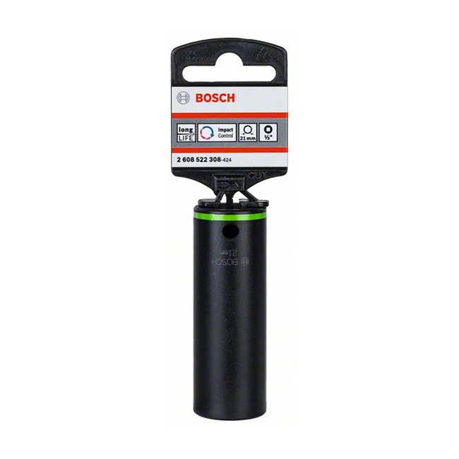 Bosch 21 mm, 1/2" Sq. Drive Sockets For Impact Wrenches, 2 608 522 308 — view 2