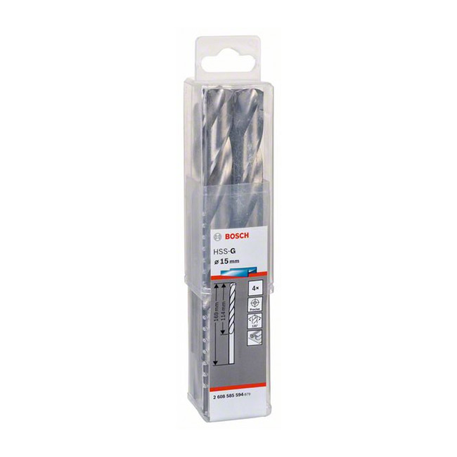 Bosch 8.00 x 117 mm HSS Twist Drill Bit Cobalt, 2 608 585 894