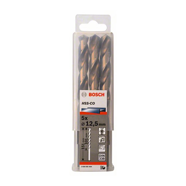 Bosch 12.50 x 151 mm HSS Twist Drill Bit Cobalt, 2 608 585 904 — view 2