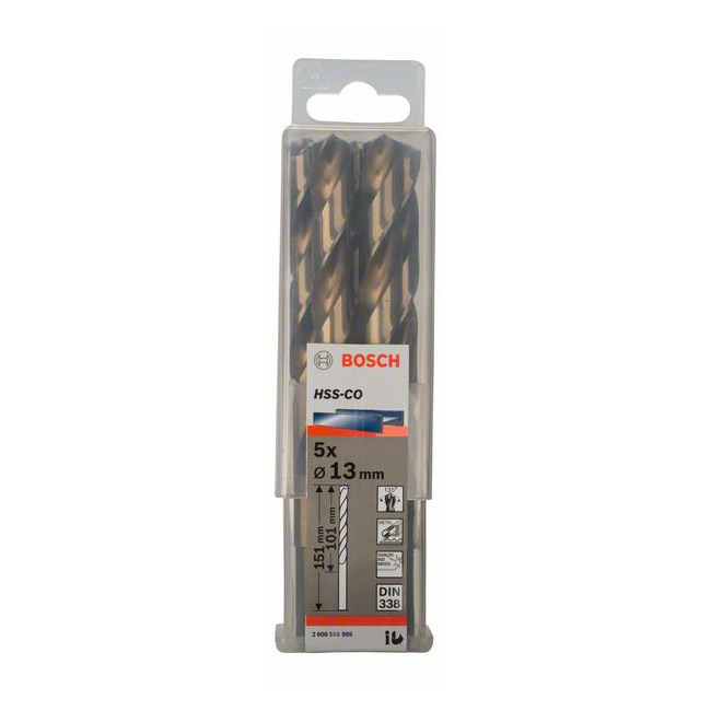 Bosch 13 x 151 mm HSS Twist Drill Bit Cobalt, 2 608 585 905 — view 2