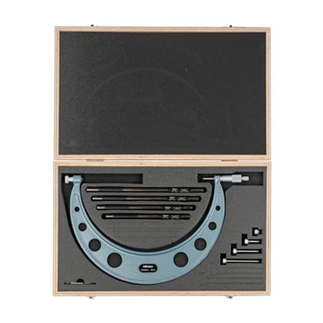 Mitutoyo 150 - 300 mm Outside Micrometer with Interchangeable Anvils, 104-136A — view 2