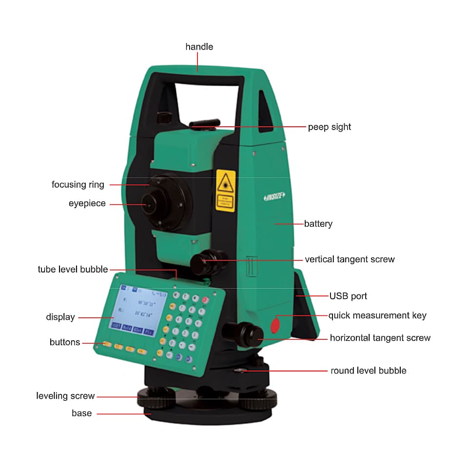 Insize 30X Basic Type Total Station, TSA-B33 — view 2
