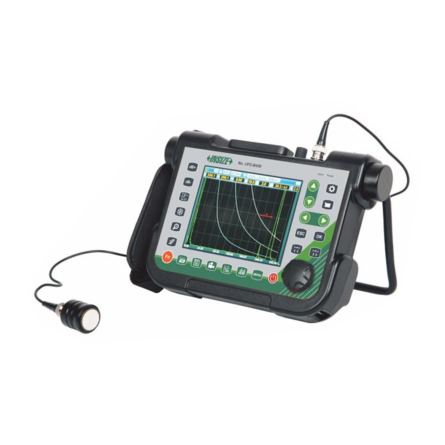 Insize 0 - 15000 mm Digital Ultrasonic Flaw Detector (Basic Type), UFD-B450 — view 1