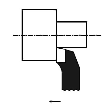 Zenstar 125 mm Length / ISO 6 (117) Cranked Knife Tool (Left Hand), 117-2012