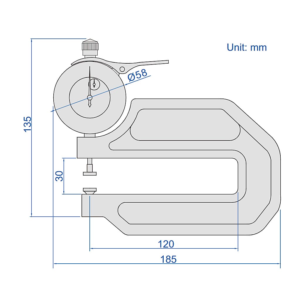 Insize 0 - 20 mm Thickness Gauge, 2365-20 — view 2