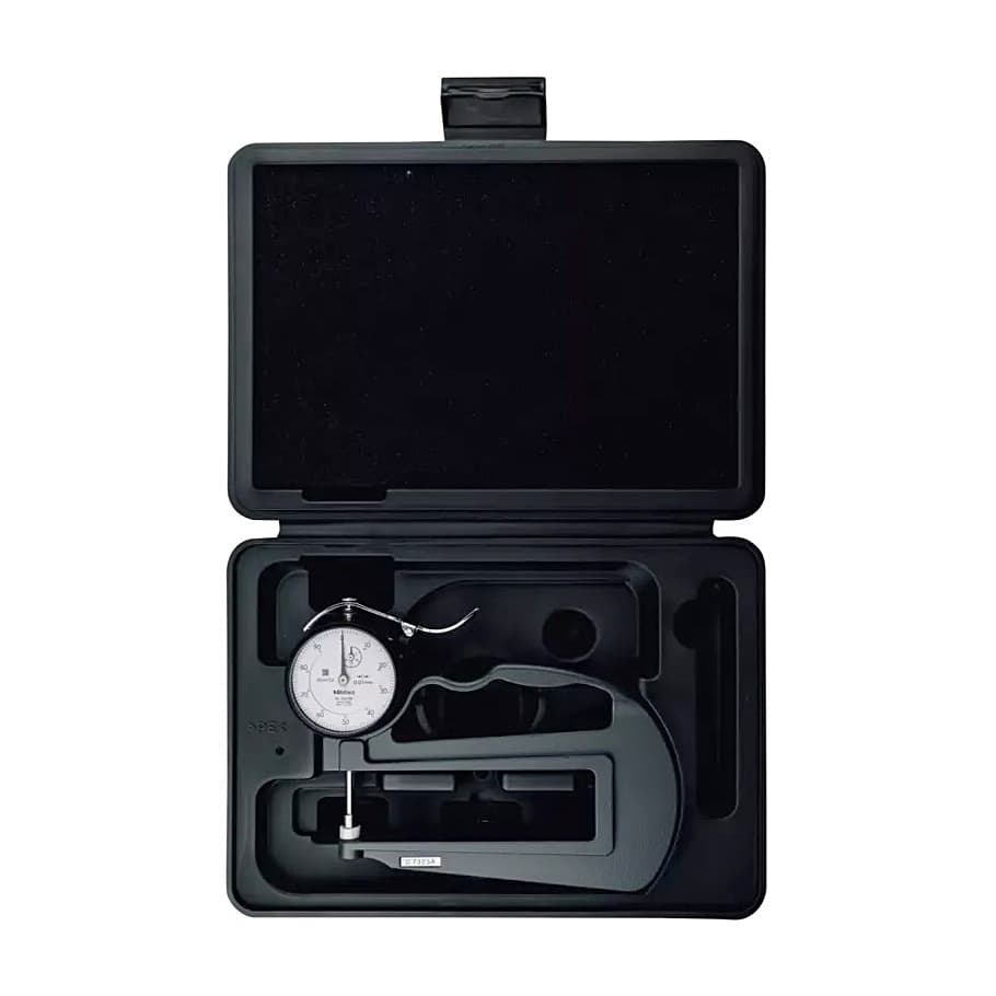 Mitutoyo 0 - 20 mm Dial Indicator Deep Throat Type Thickness Gauge (Ceramic Contact Elements), 7323A — view 2