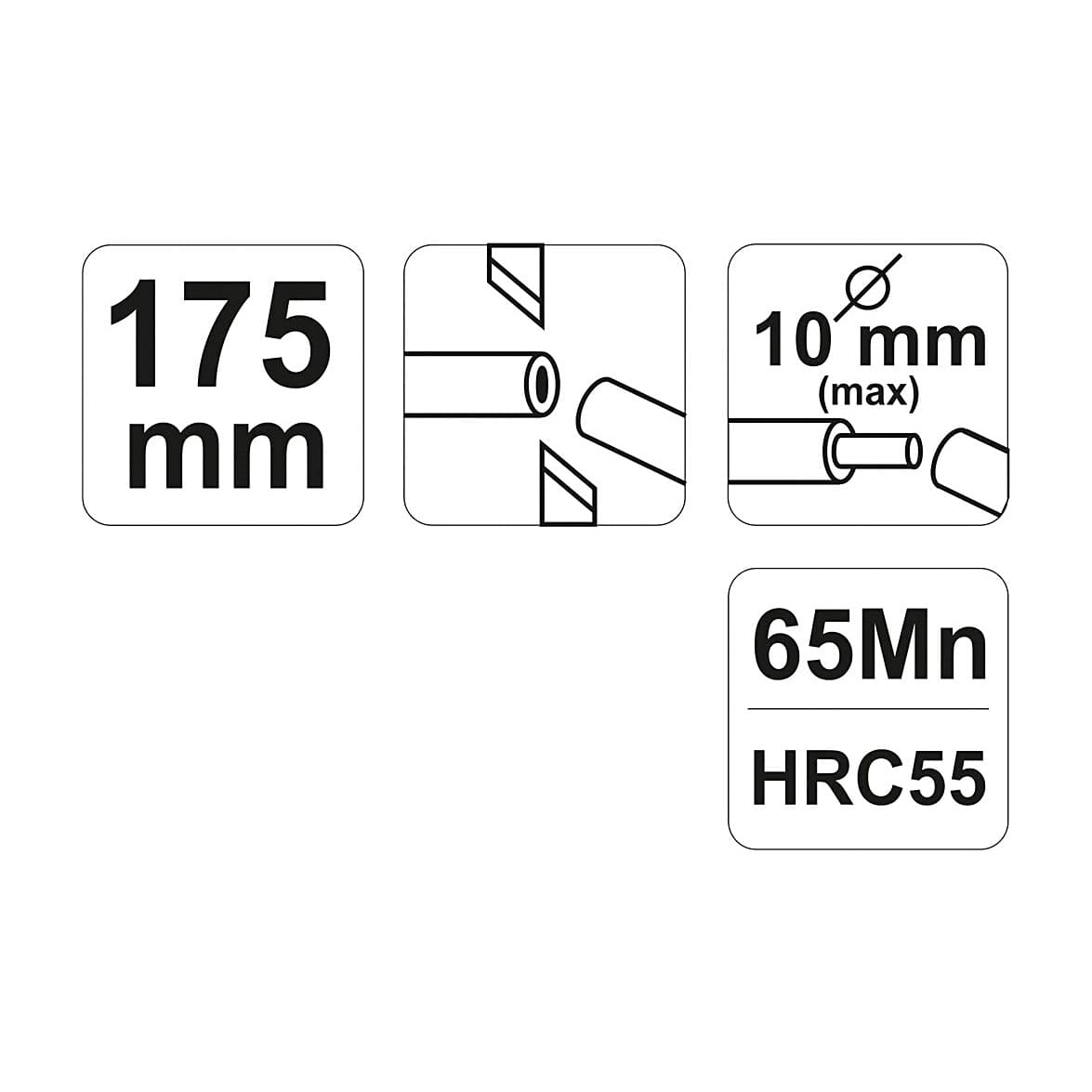 Yato 175 mm / 7 inch Electrician Cutter, YT-2268 — view 3