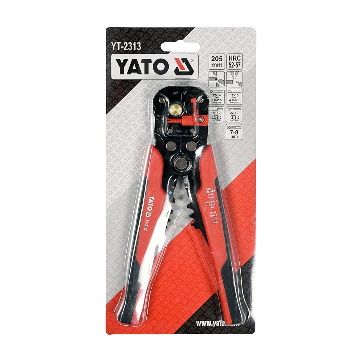 Yato 8 inch / 205 mm Multi Function Wire Stripper Plier, YT-2313 — view 2