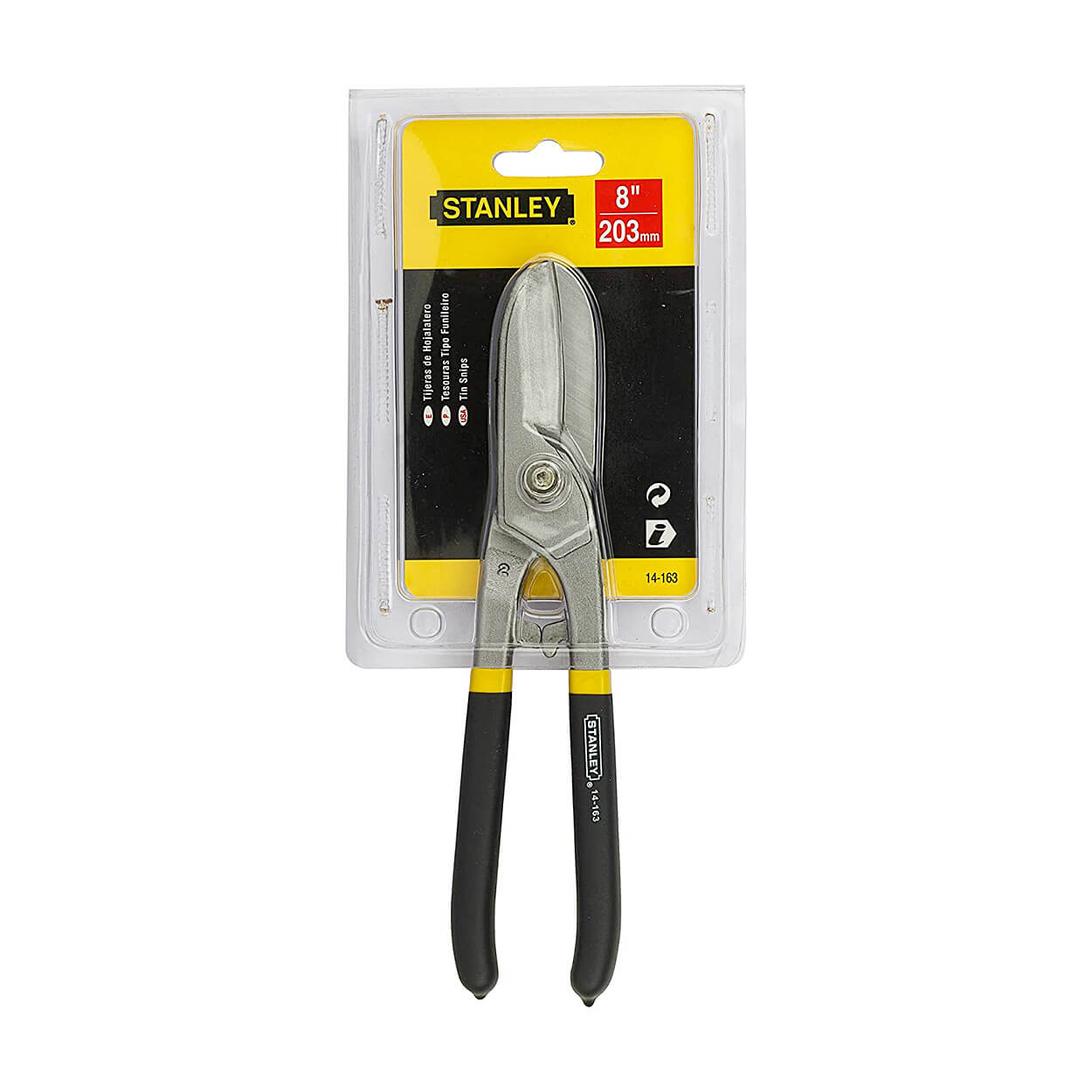 Stanley 200 mm Tin Snips without Spring, 14-163