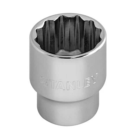 Stanley 13 mm, 3/8 Inch Sq. Drive Standard Sockets 12 Point, 1-86-348
