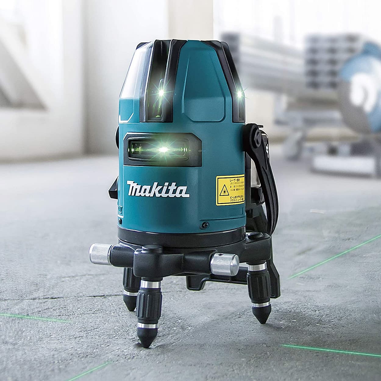 Makita 12V max CXT Li-Ion Rechargeable Green Multi Line Laser, SK10GD — view 2