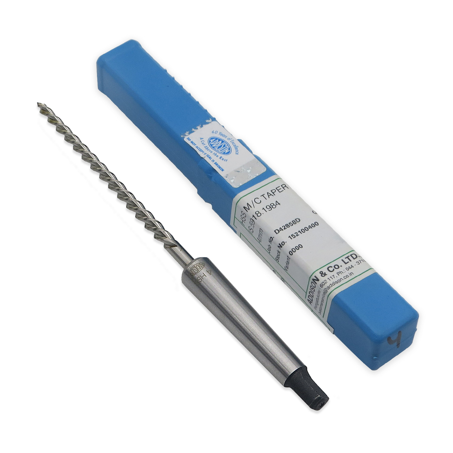 Addison 3/8 inch Dia. HSS Machine Taper Pin Reamer