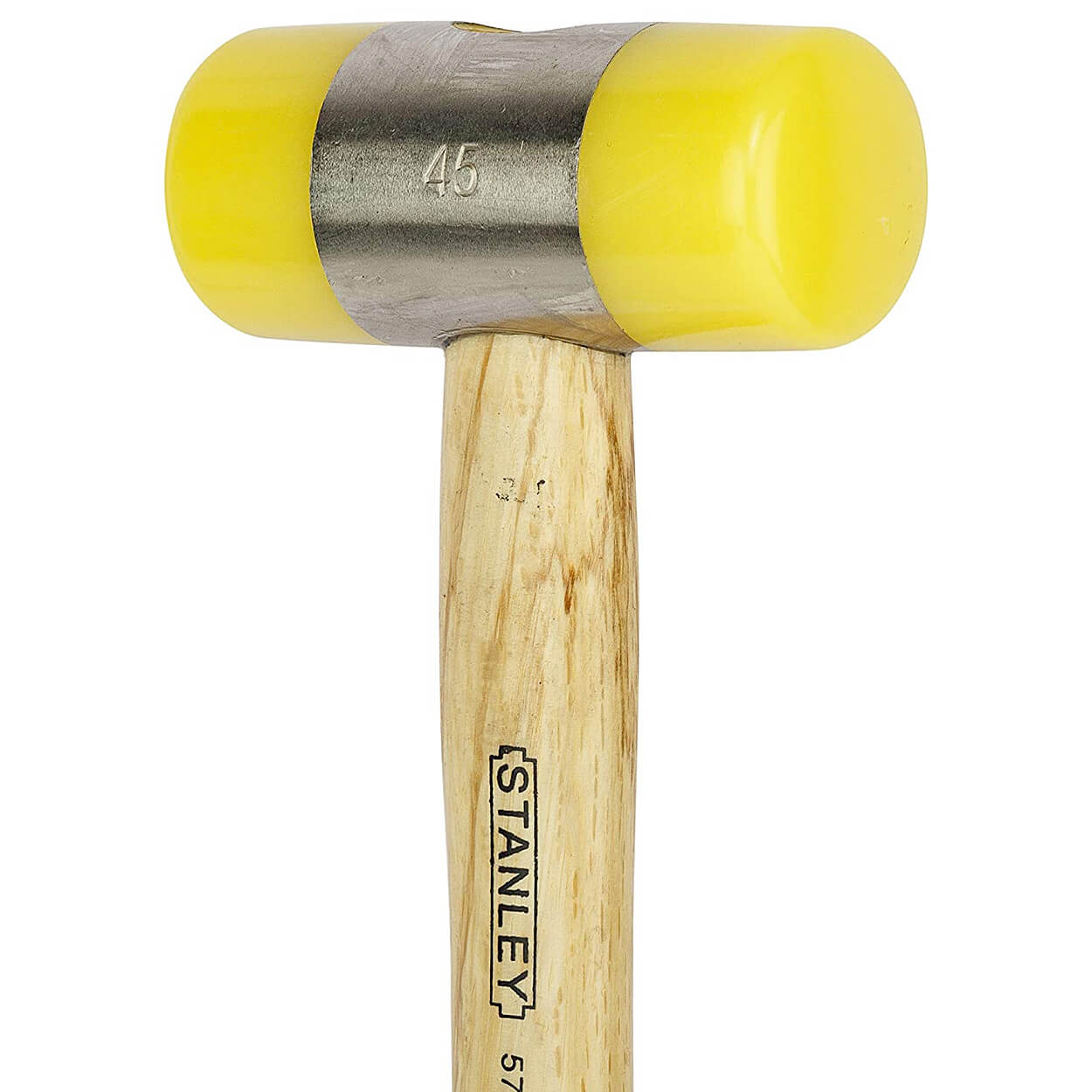 Stanley 45 mm Mallet Size, Soft Faced Hammers With Wood Handle, 57-057 — view 2