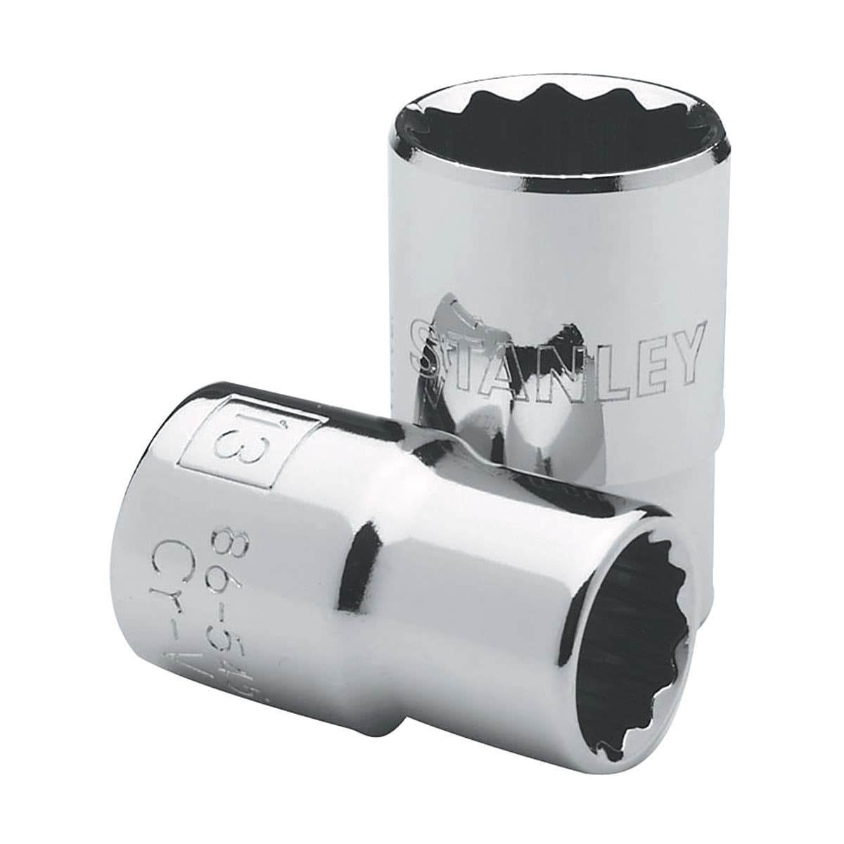 Stanley 30 mm, 1/2 Inch Sq. Drive Standard Sockets 12 Point, 1-88-802