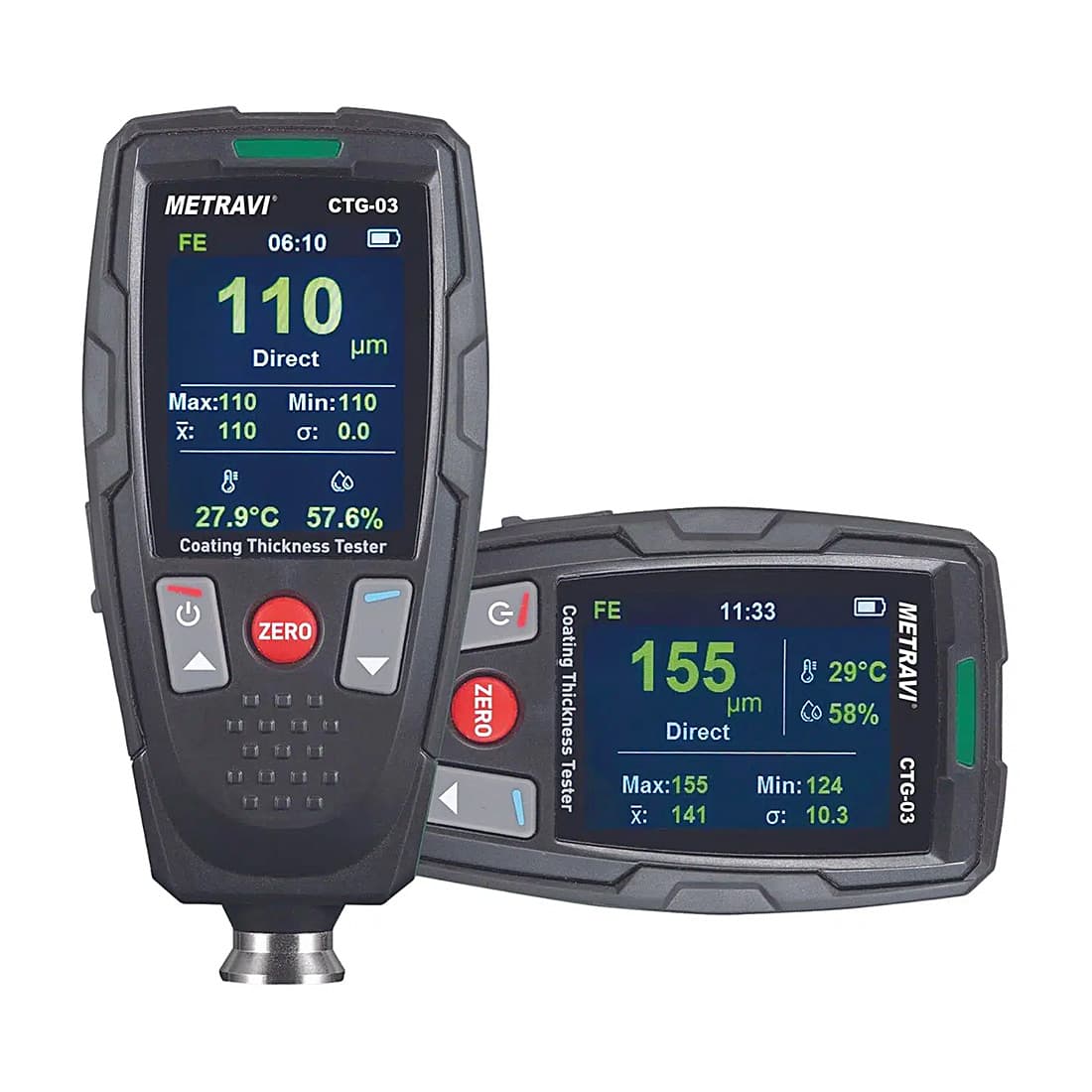 Metravi 2000um Coating Thickness Gauge With USB Interface (Single Probe For Coating Measurements), CTG-03 — view 2