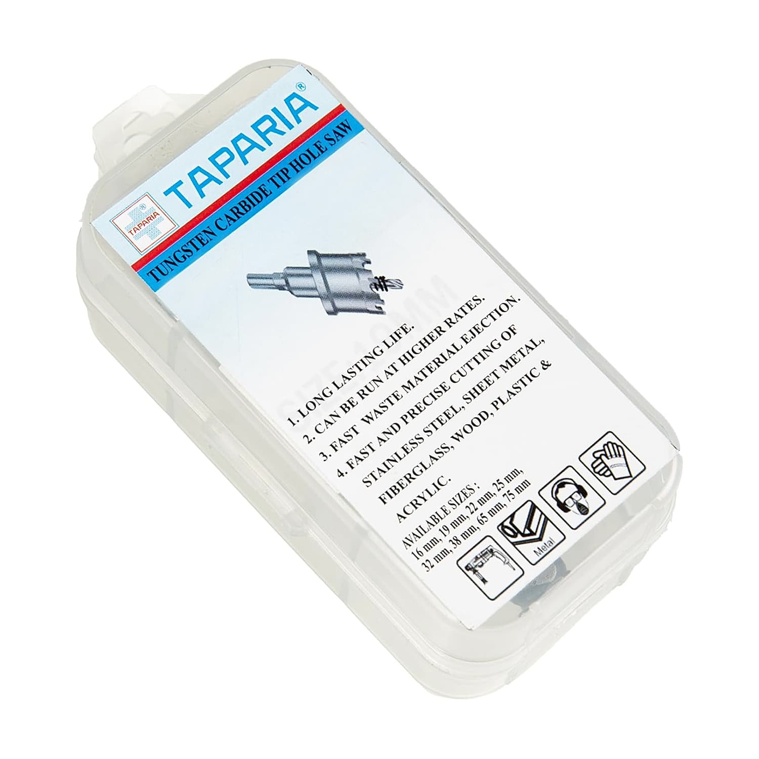 Taparia 16 mm Tungsten Carbide Tip Holesaw, TCTHS16