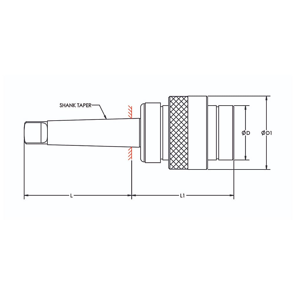 Tooltech MT2 Quick Change Chuck, Q.C.C.MT-2 — view 2