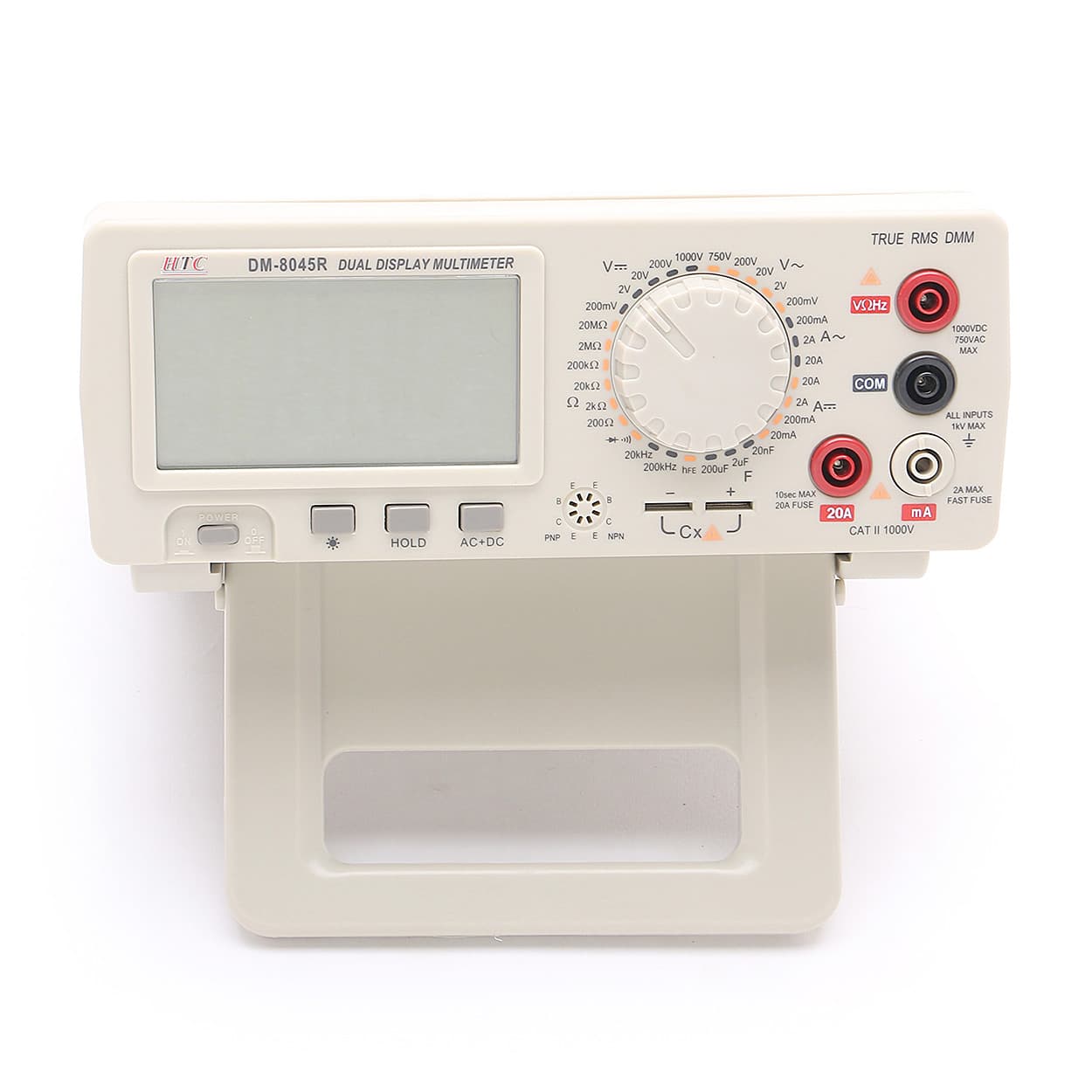 HTC 4-1/2 Digit / 19999 Count True RMS Bench Type Digital Multimeter With Backlight, DM-8045R — view 1