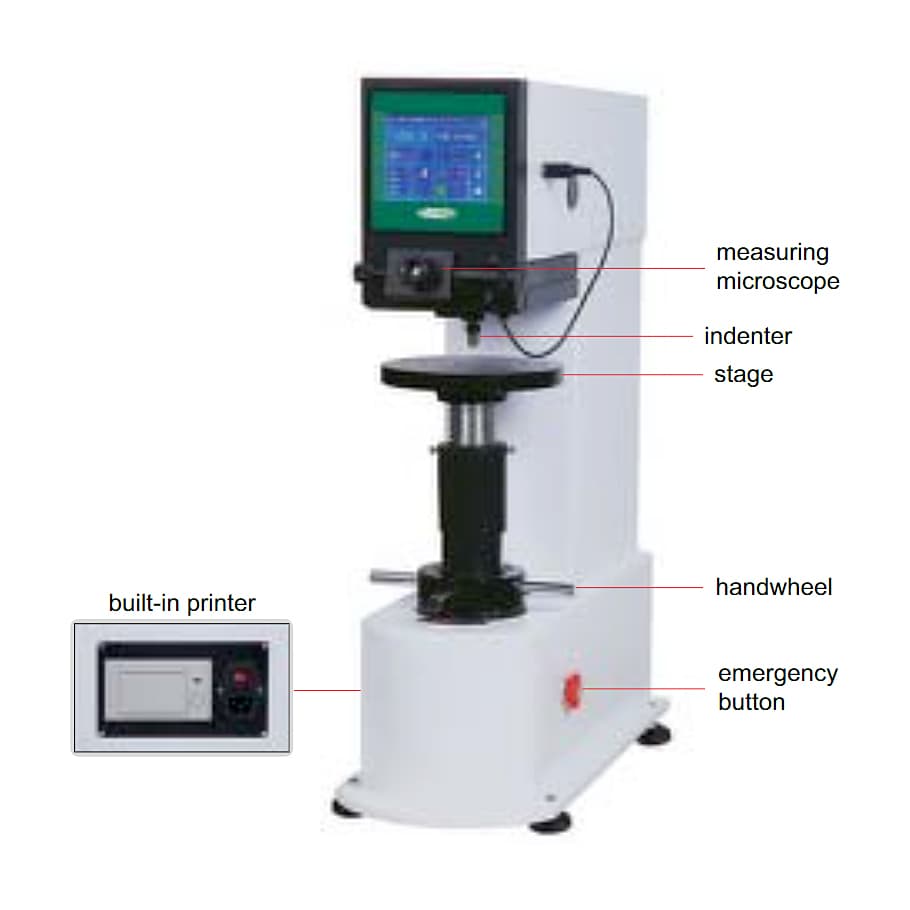 Insize 8 - 650 HBW Motorized Digital Brinell Hardness Tester (Automatic), HDT-MB710 — view 2