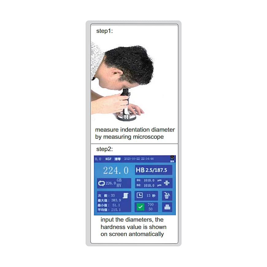 Insize 8 - 650 HBW Motorized Digital Brinell Hardness Tester (Basic Type), HDT-MBE320 — view 4