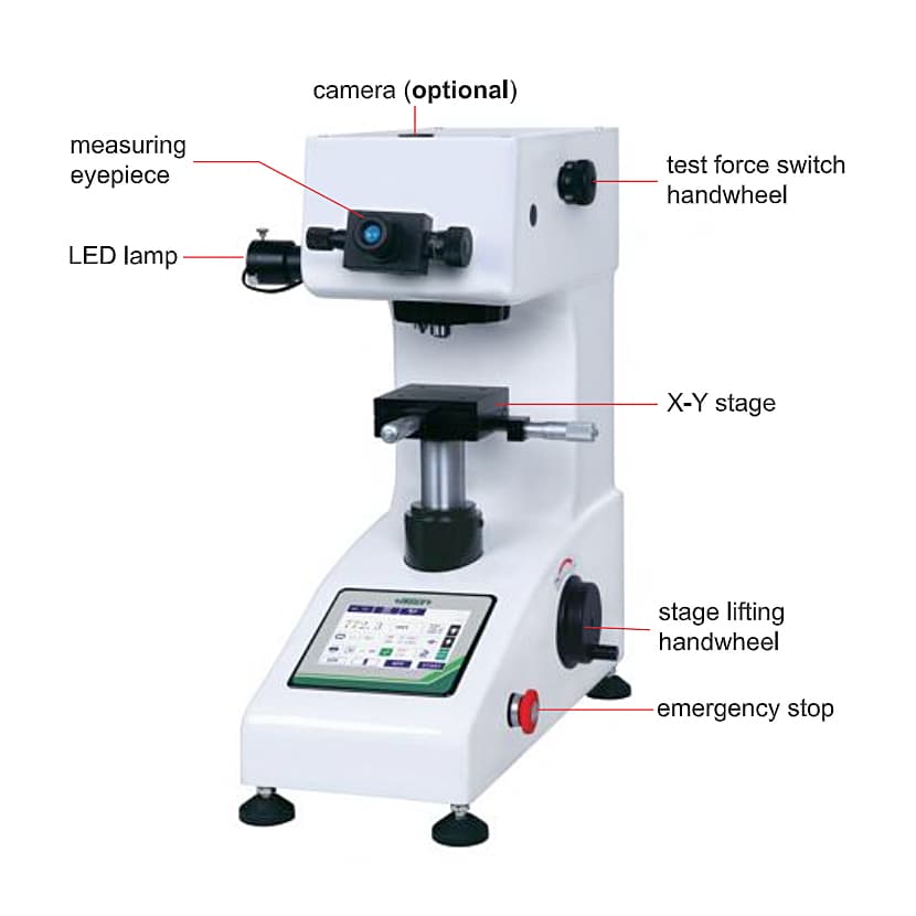 Insize 5 - 3000 HV Digital Micro-vickers Hardness Tester (Basic Type), HDT-MVE1300 — view 2