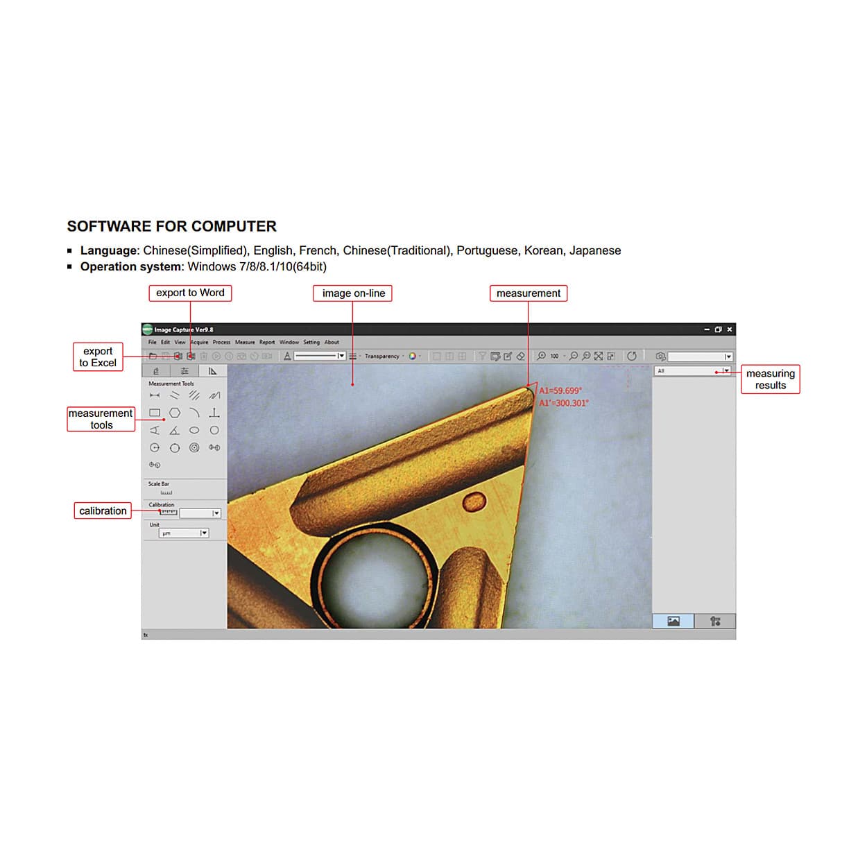 Insize Digital Microscope, 5309-DM50 — view 4