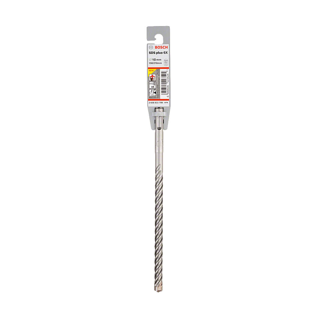 Bosch 10 x 150 x 210 mm SDS Plus-5X Hammer Drill Bits, 2 608 833 799 — view 2