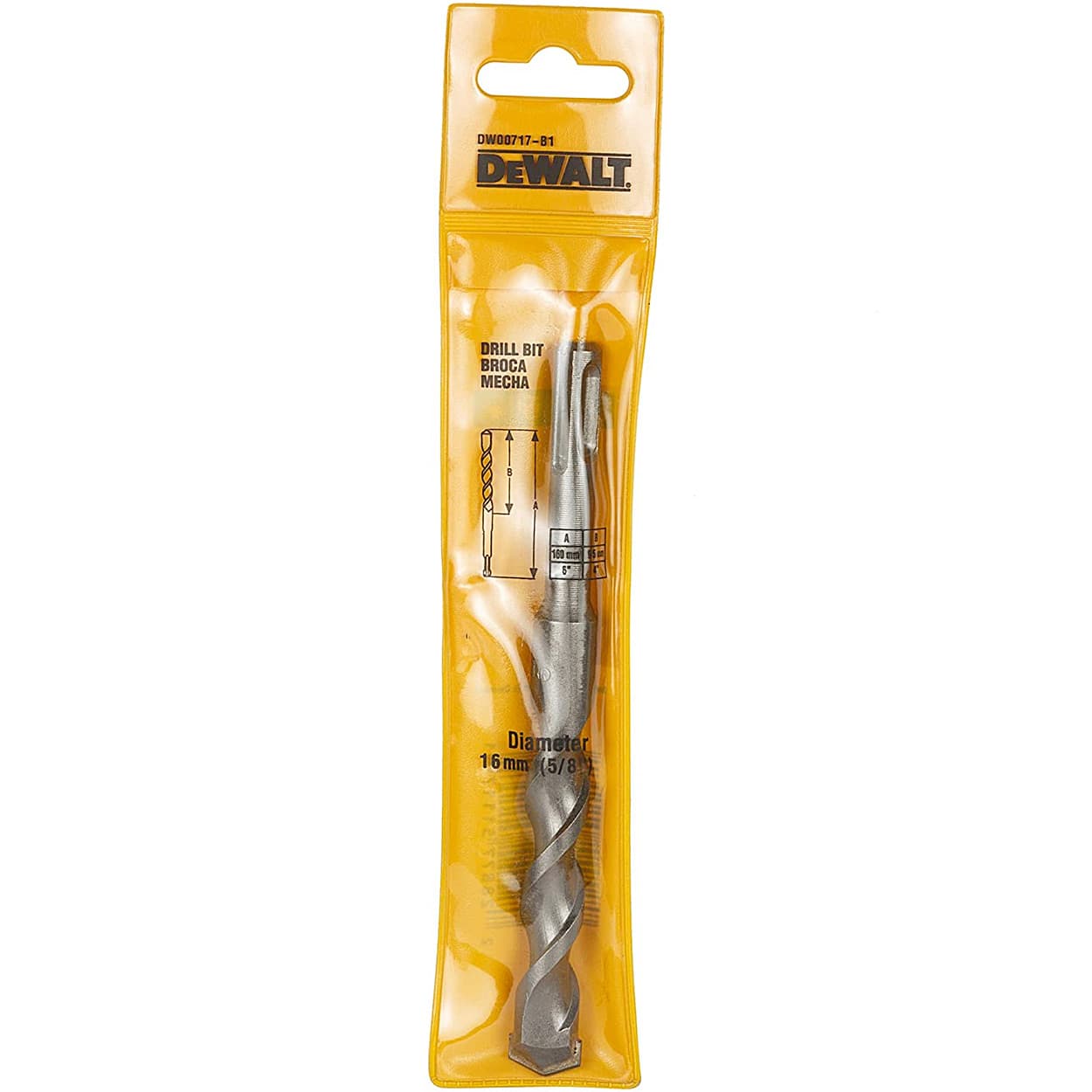 Dewalt 16 x 160 mm SDS Plus Extreme Drill Bit, DW00717-B1