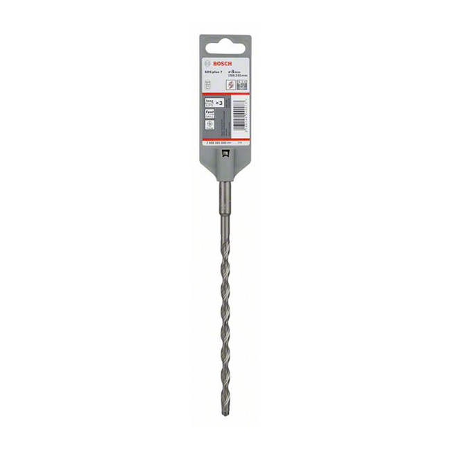 Bosch 8.00 x 215 mm SDS plus-7 Hammer Drill Bits, 2 608 585 040 — view 2