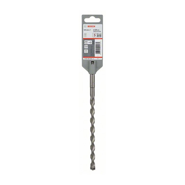 Bosch 10 x 215 mm SDS plus-7 Hammer Drill Bits, 2 608 585 046 — view 2