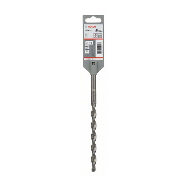 Bosch 12 x 215 mm SDS plus-7 Hammer Drill Bits, 2 608 585 051