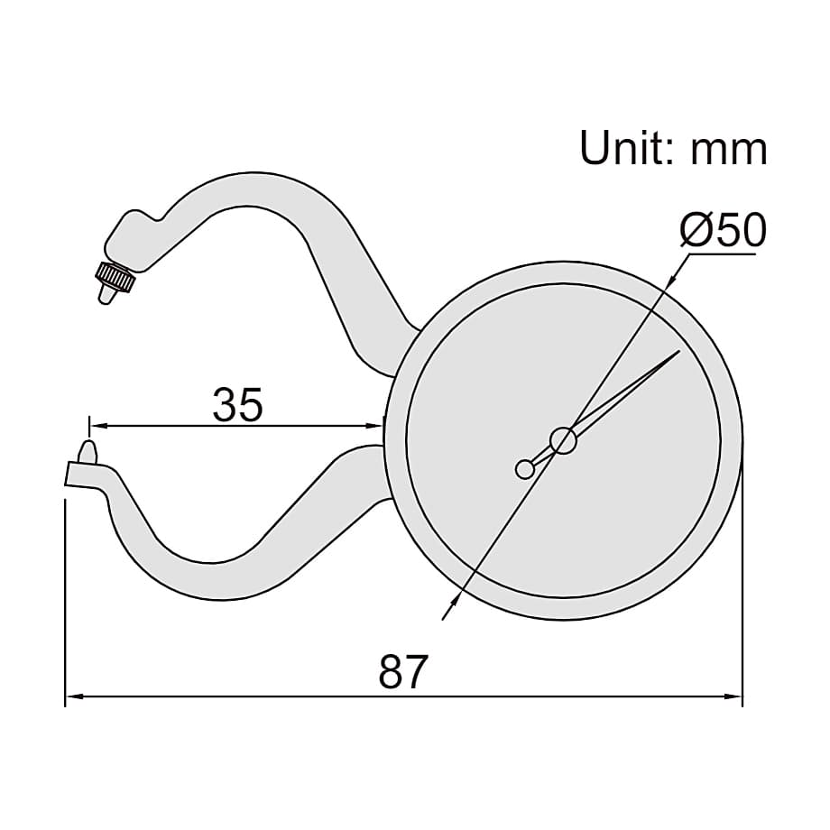 Insize 0 - 10 mm Thickness Gauge, 2863-10 — view 2