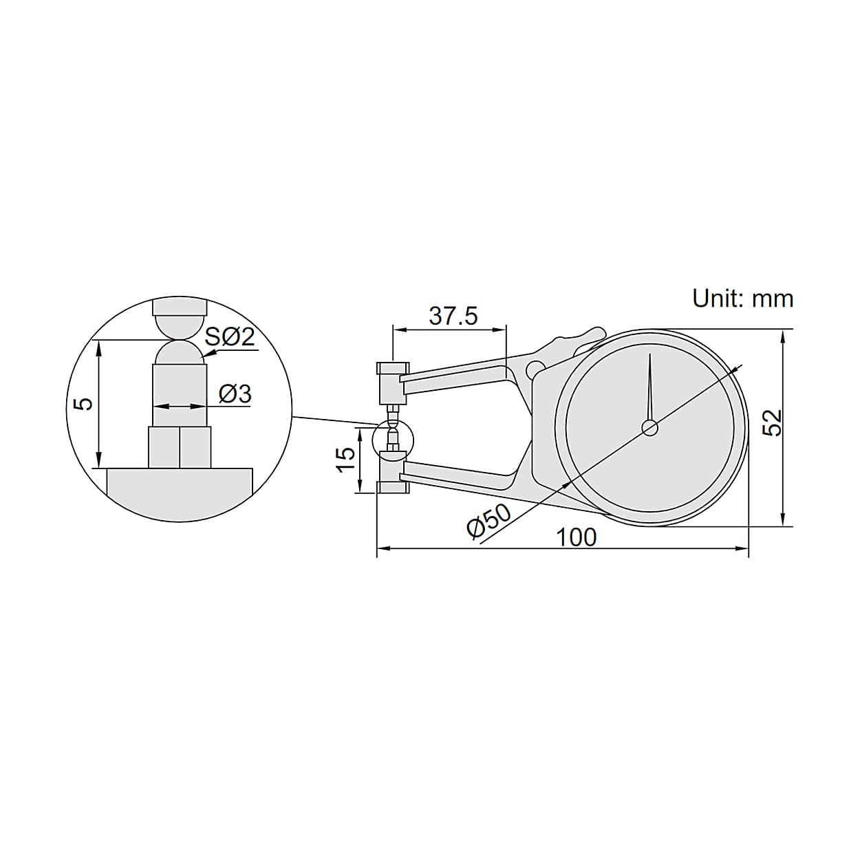 Insize 0 - 10 mm Thickness Gauge, 2870-10 — view 2