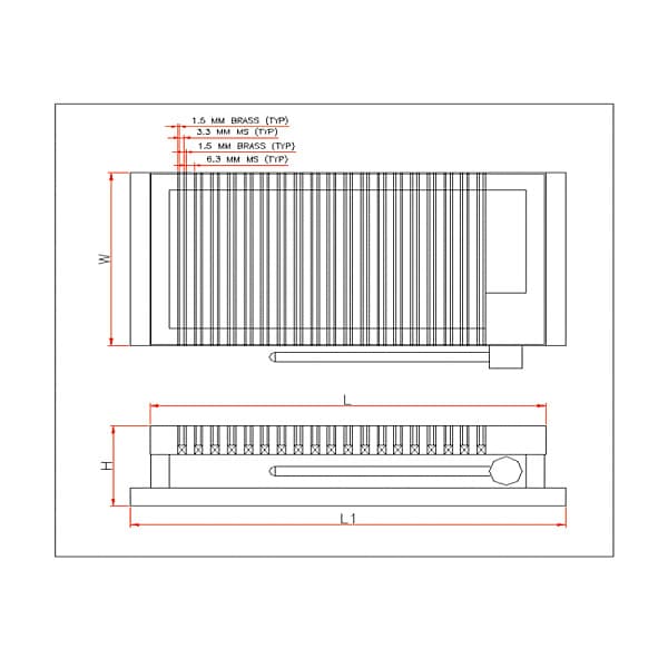 Crystal 200 x 100 x 70 mm Permanent Magnetic Chucks Fine Pole (Heavy Duty), AA-15712