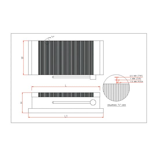 Crystal 200 x 150 x 60 mm Rectangular Type Micro Pitch Permanent Magnetic Chuck, AA-15926 — view 2