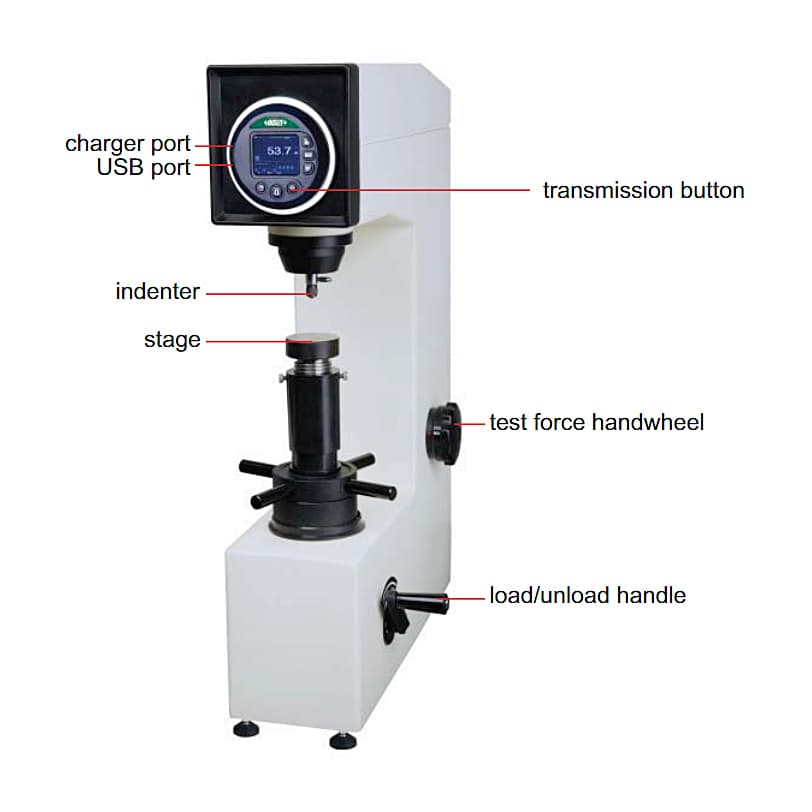 Insize 98N Manual Digital Rockwell Hardness Tester, ISH-RD200 — view 2