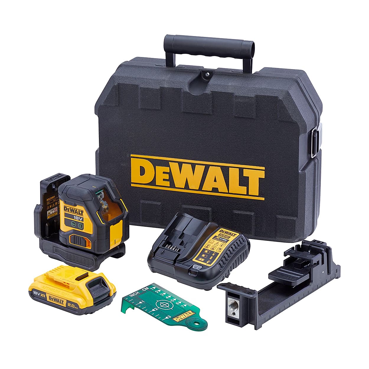 Dewalt 18V Compact Cross Line Laser (Green), DCLE34021D1-QW — view 1