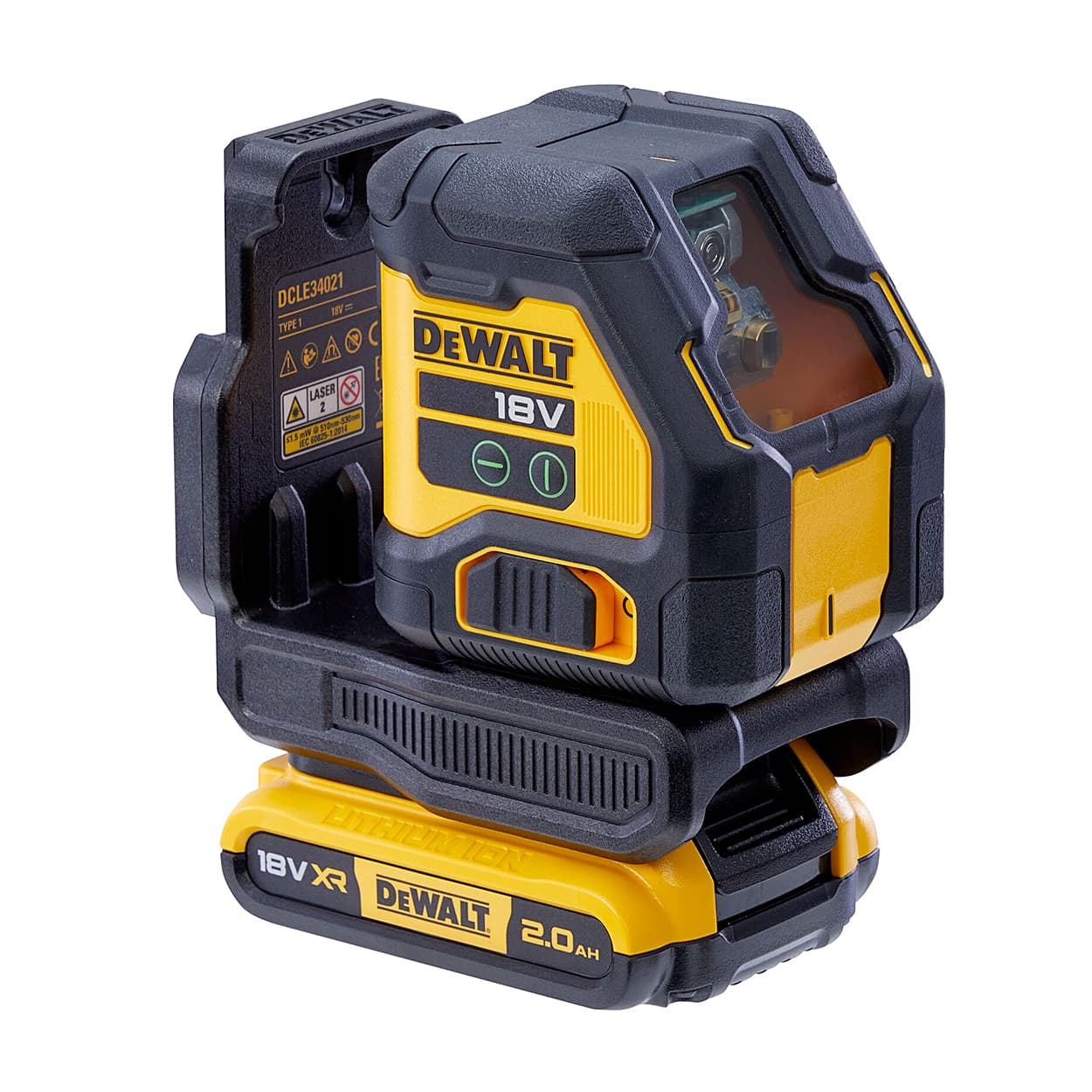 Dewalt 18V Compact Cross Line Laser (Green), DCLE34021D1-QW — view 3