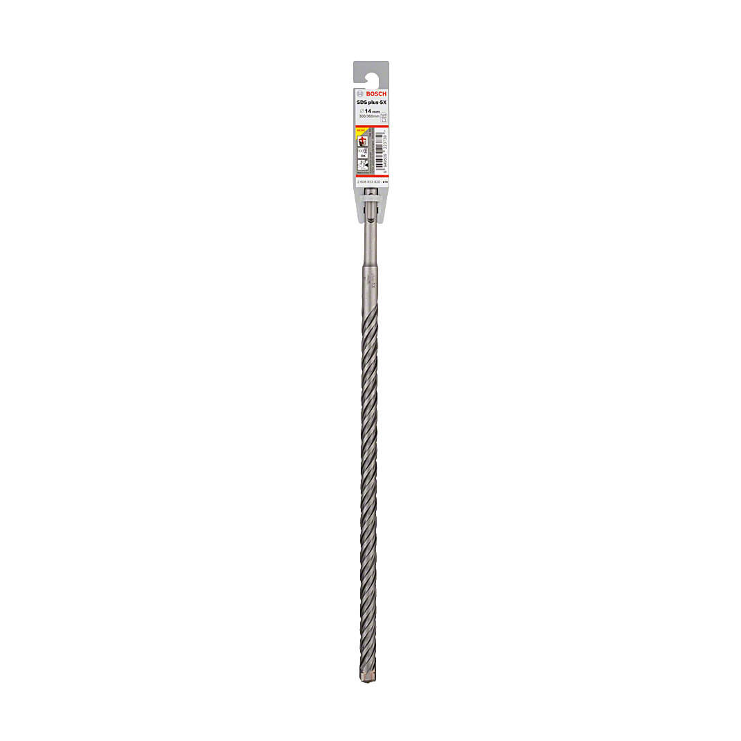 Bosch 14 x 300 x 360 mm SDS Plus-5X Hammer Drill Bits, 2 608 833 820