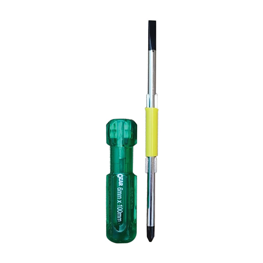 Ozar 6 mm (Flat) x PH2 (Phillips) x 100 mm (Blade Length) Insulated Two In One Screwdriver, ASD-6160 — view 2