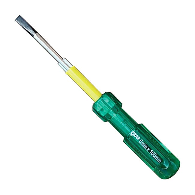Ozar 6 mm (Flat) x PH2 (Phillips) x 150 mm (Blade Length) Insulated Two In One Screwdriver, ASD-6161