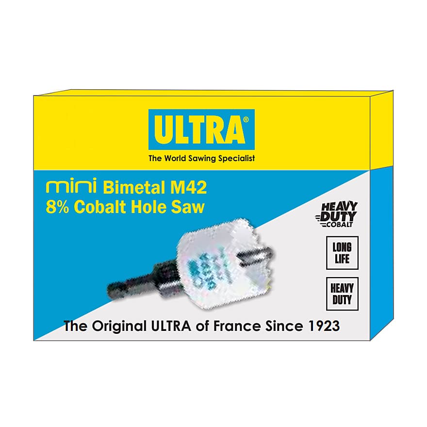 Ultra Mini 16 mm Bi-metal 8% Cobalt Holesaw (M42)