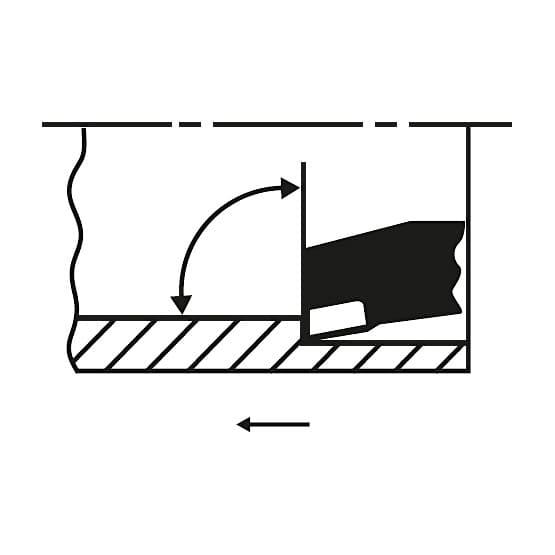 Zenstar 355 mm Length / ISO 9 (135) Boring & Facing Tool (Right Hand - Square), 135-3232