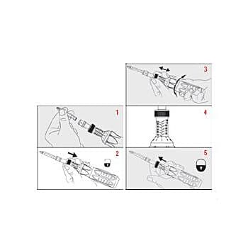 Yato 1 - 6 Nm / 1/4 Inch Sq. Drive Torque Screwdriver, YT-07518 — view 2