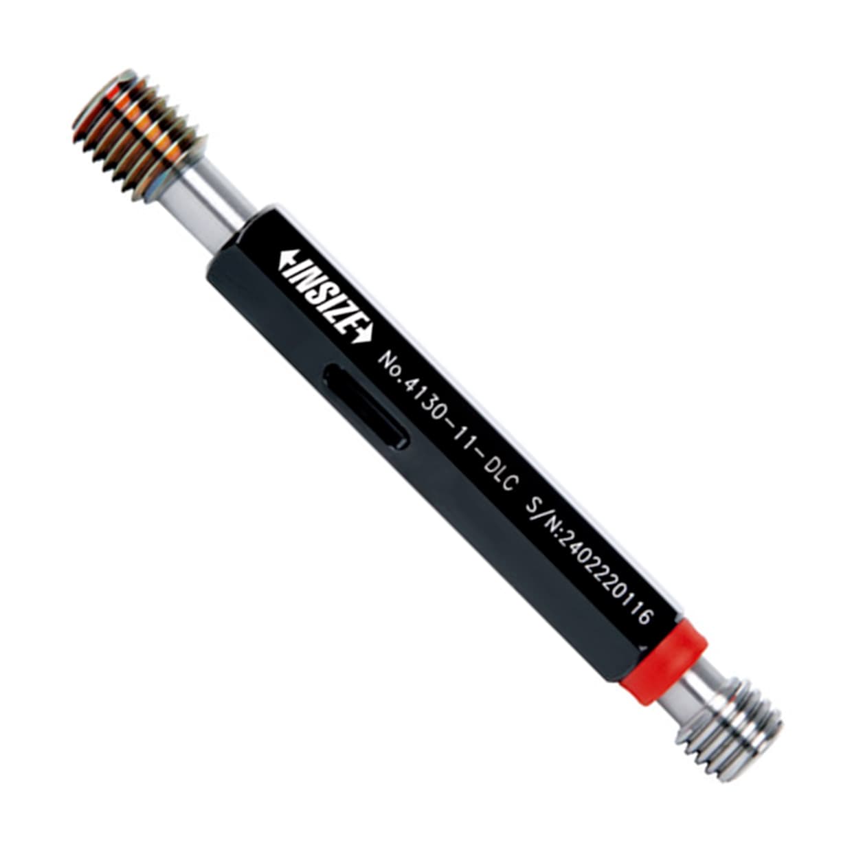 Insize 0-80 UNF DLC Coated American Standard Thread Plug Gauge (Go & NoGo), 4131-02-DLC — view 1